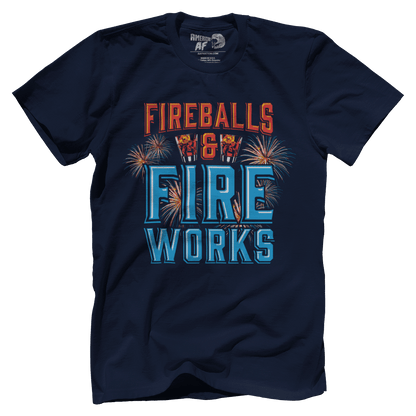 T-shirt Fireballs and Fireworks