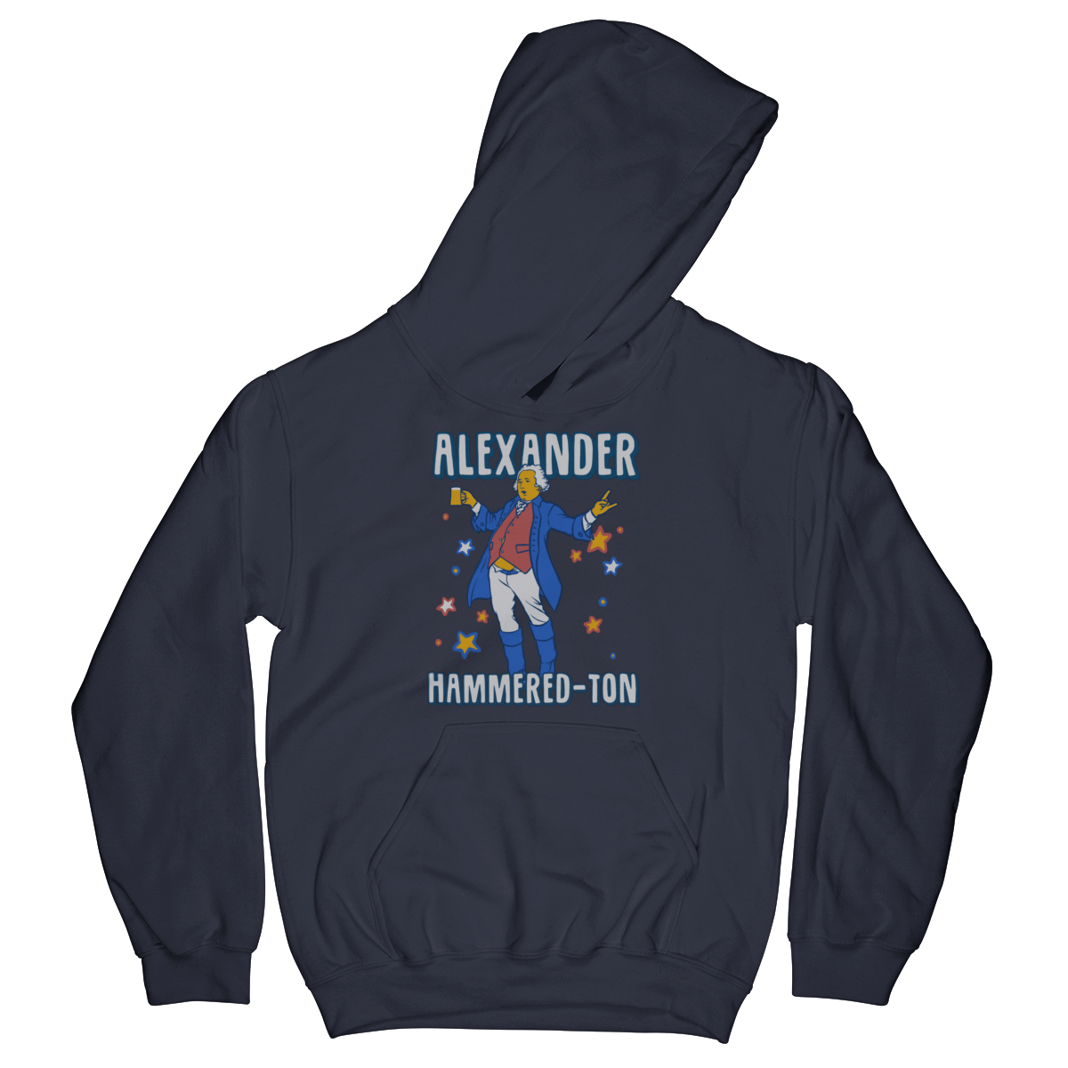 Apparel Kids Hoodie / Navy / YS Let's Get Alexander Hammered-Ton - Kids