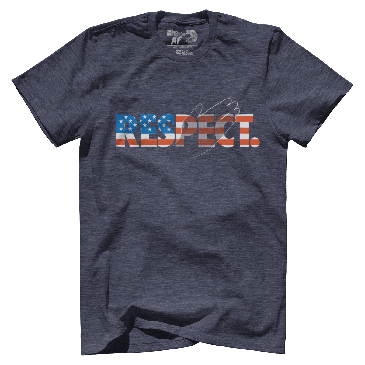 Apparel Premium Mens Triblend Shirt / Vintage Navy / S Respect