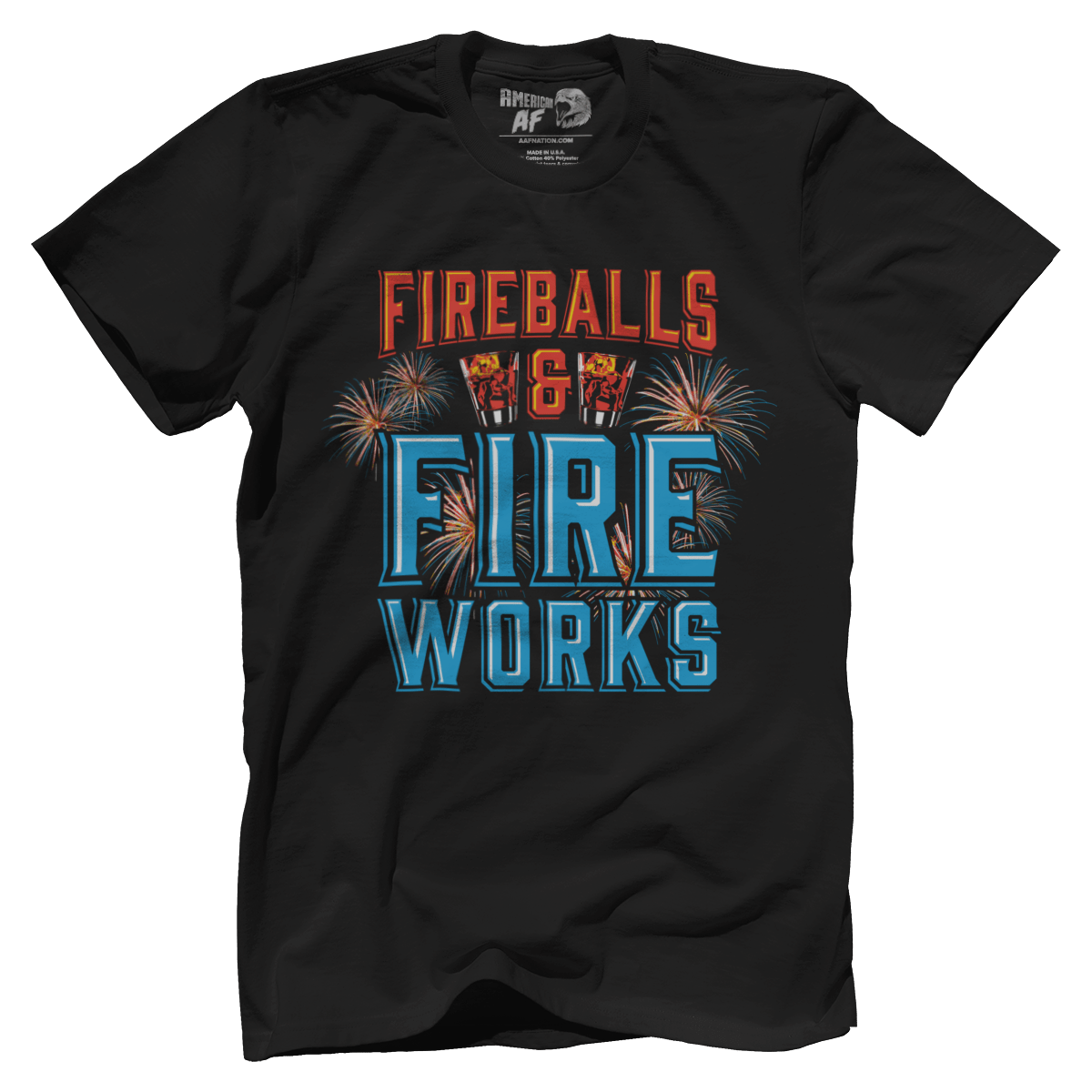 T-shirt Premium Mens Shirt / Black / XS Fireballs and Fireworks