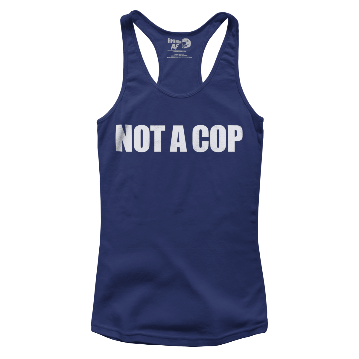 Not A Cop Racerback Tank Top