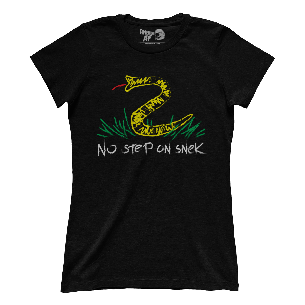 T-shirt Premium Ladies Tee / Black / XS No Step on Snek (Ladies)