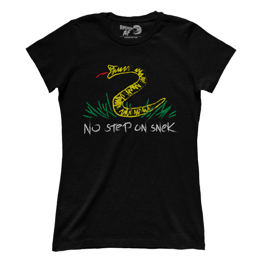 T-shirt Premium Ladies Tee / Black / XS No Step on Snek (Ladies)