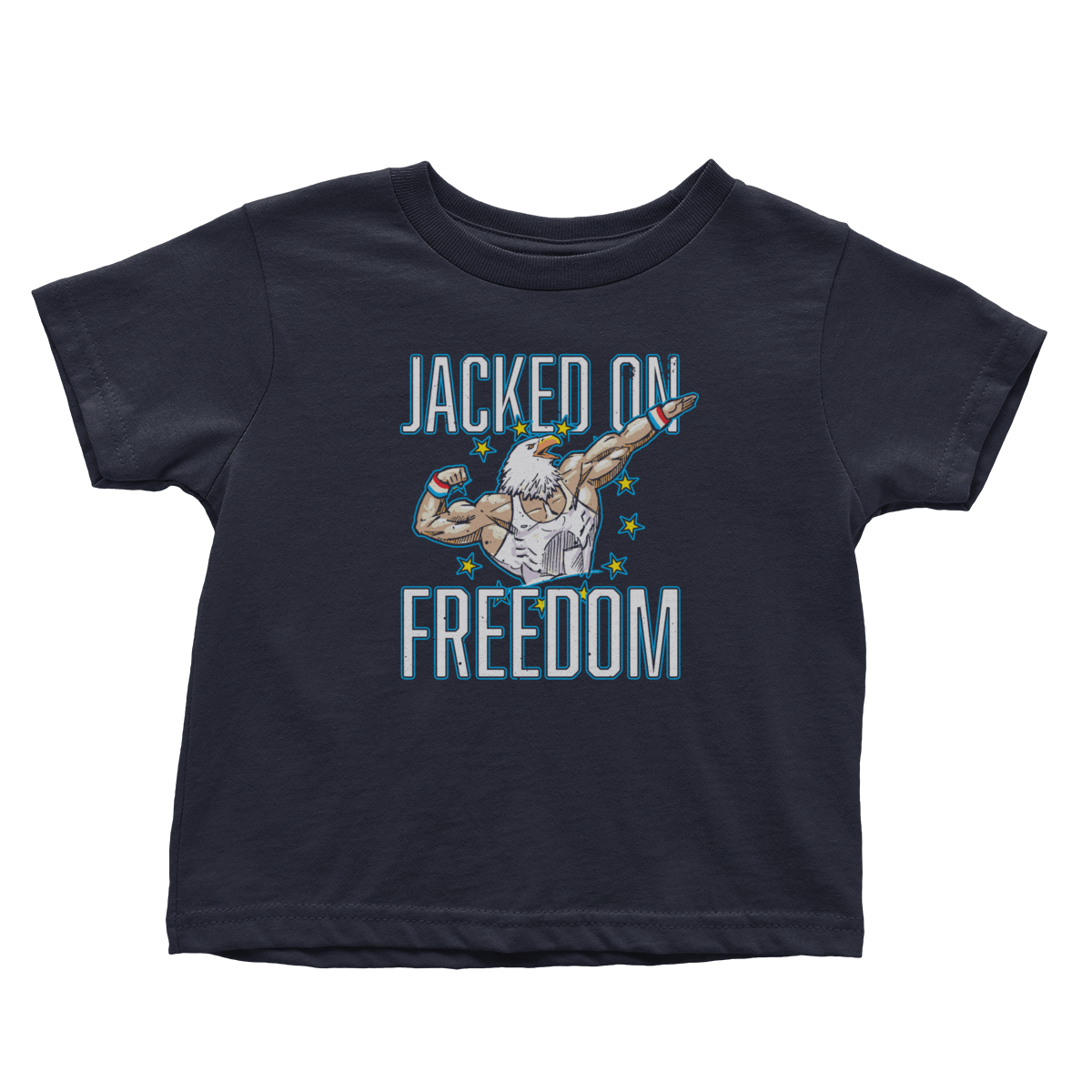 Apparel Premium Toddler Shirt / Navy / 2T Jacked on Freedom - Toddlers