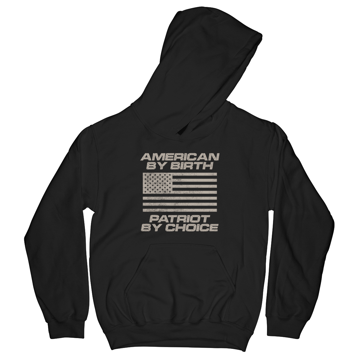 T-shirt Kids Hoodie / Black / YS American by Birth - Kids