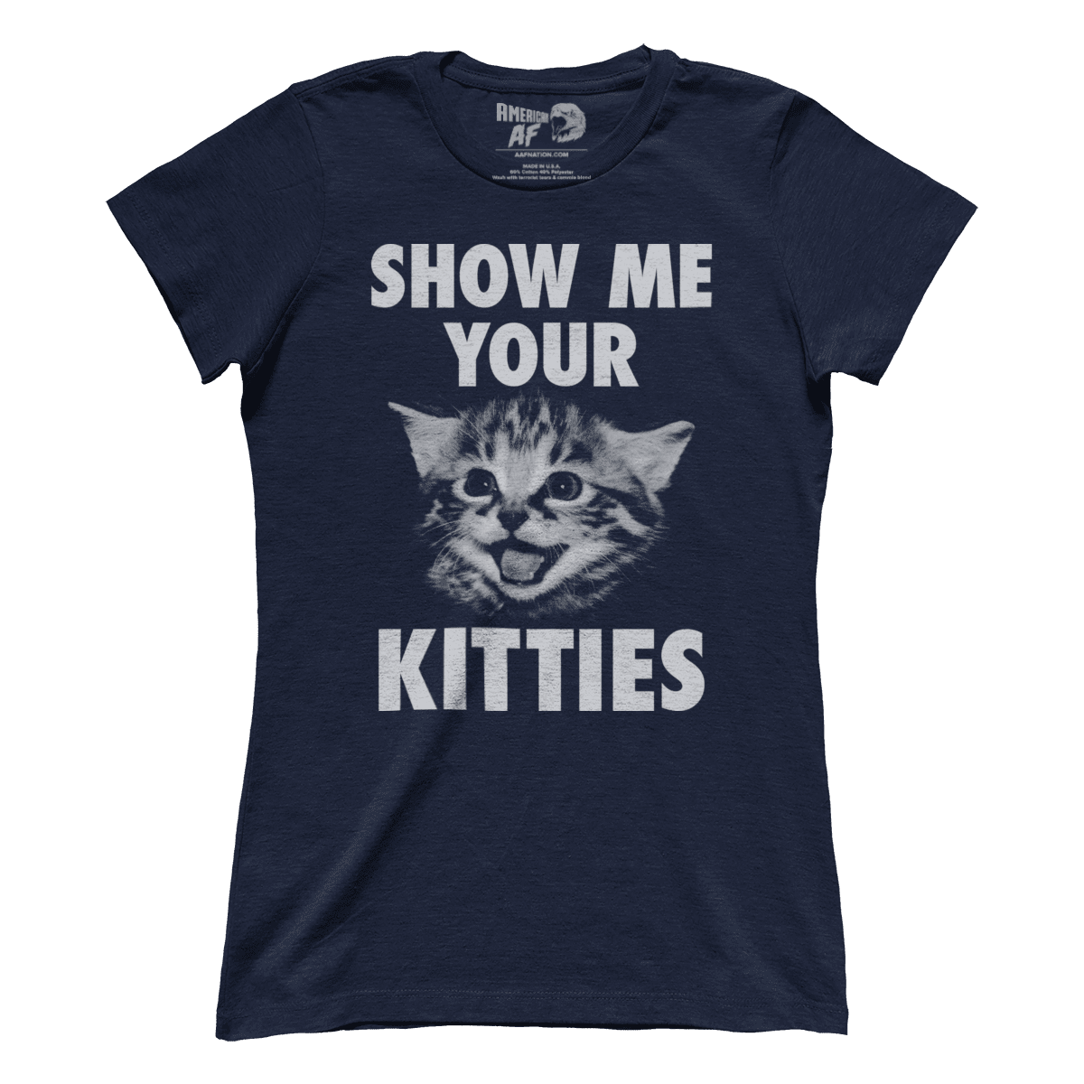 T-shirt Premium Ladies Tee / Midnight Navy / XS Show Me Your Kitties! V1 (Ladies)