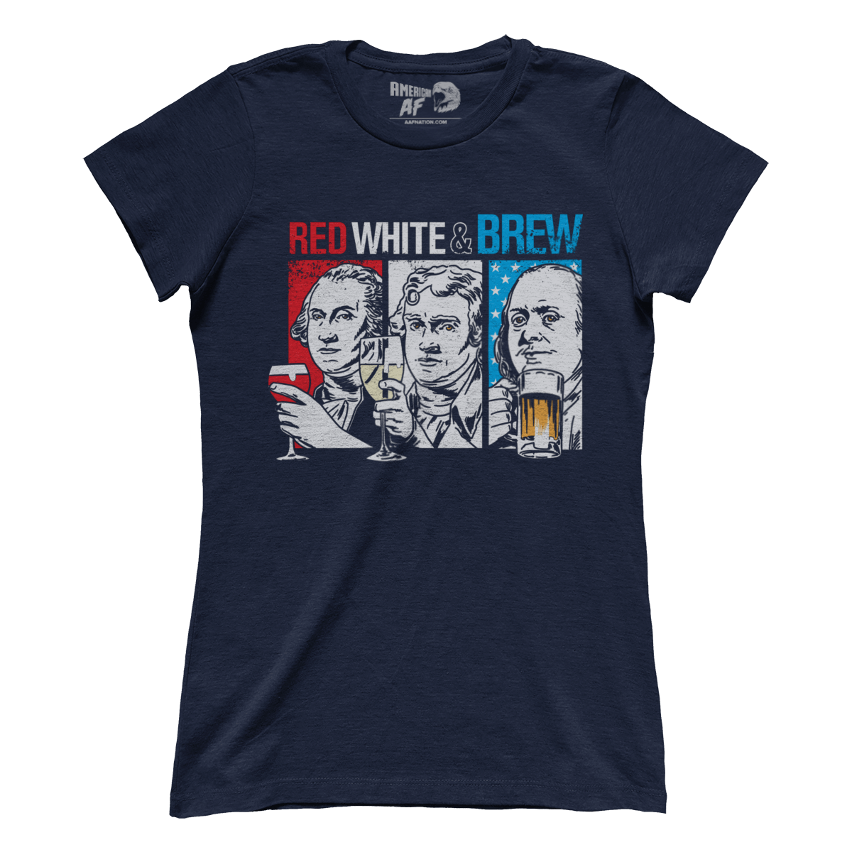 T-shirt Red, White & Brew (Ladies)