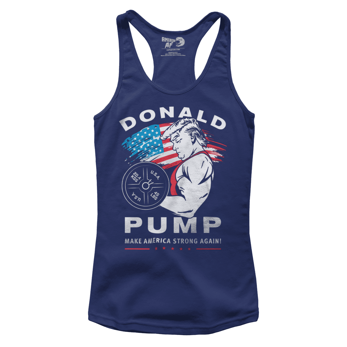 T-shirt Premium Ladies Racerback Tank / Midnight Navy / XS Donald Pump (Ladies)