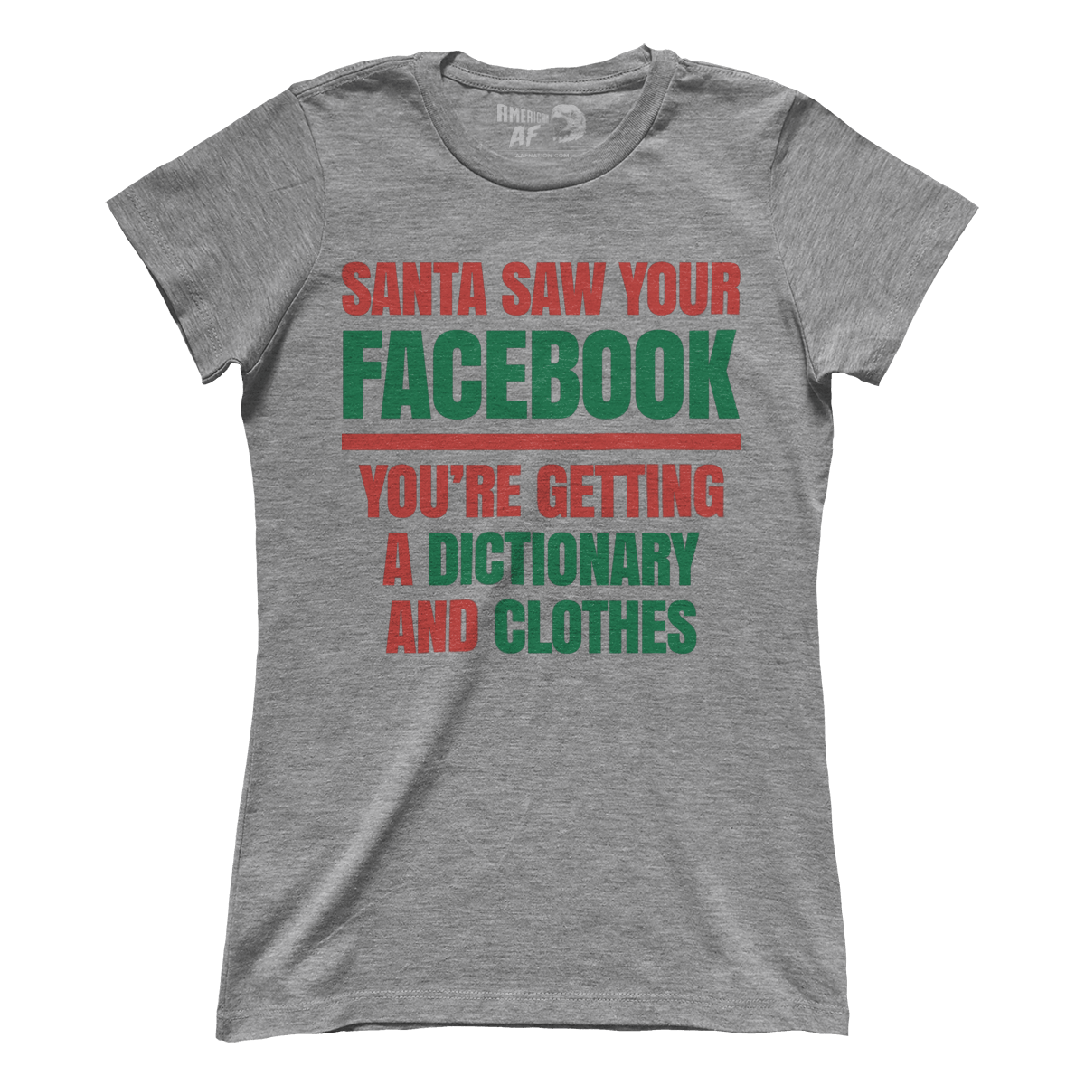 Santa Saw Your Facebook (Ladies)