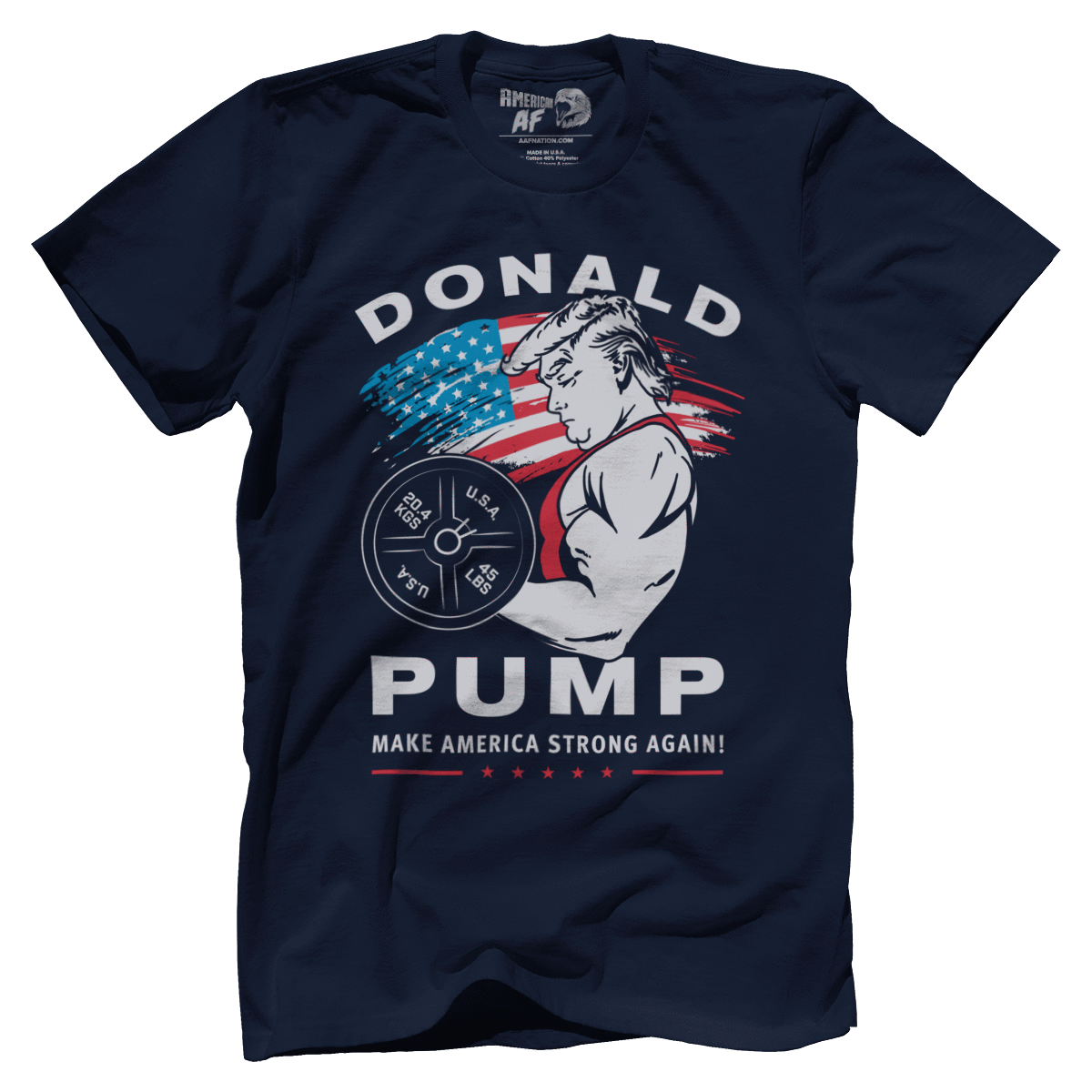 T-shirt Premium Mens Shirt / Midnight Navy / XS Donald Pump