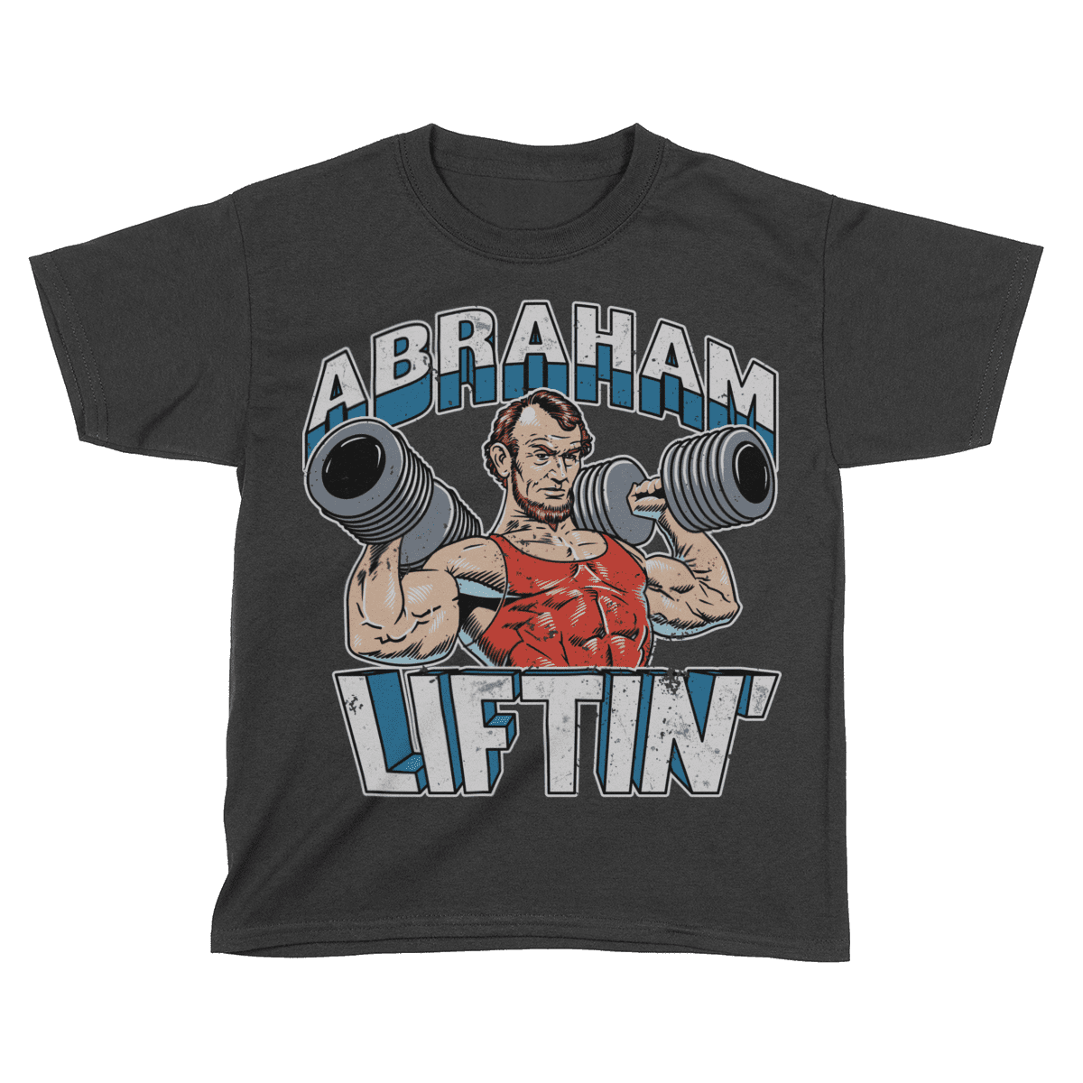 Apparel Premium Kids Shirt / Black / YXS Abraham Liftin' - Kids