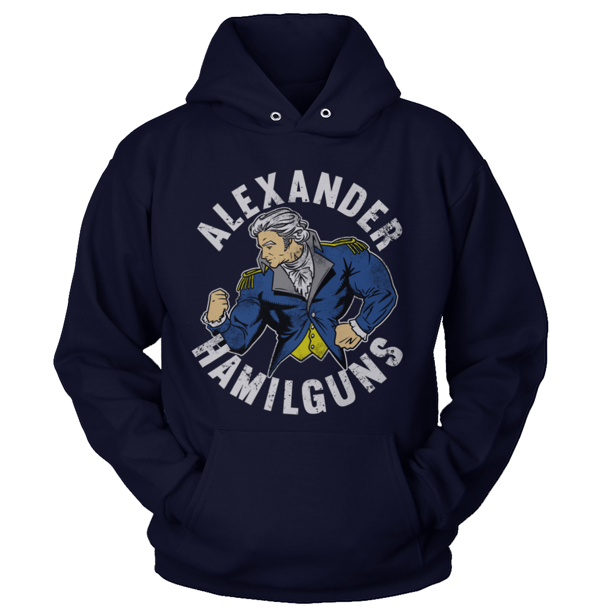 T-shirt Premium Soft Hoodie / True Navy / XS Alexander Hamilguns (Ladies)