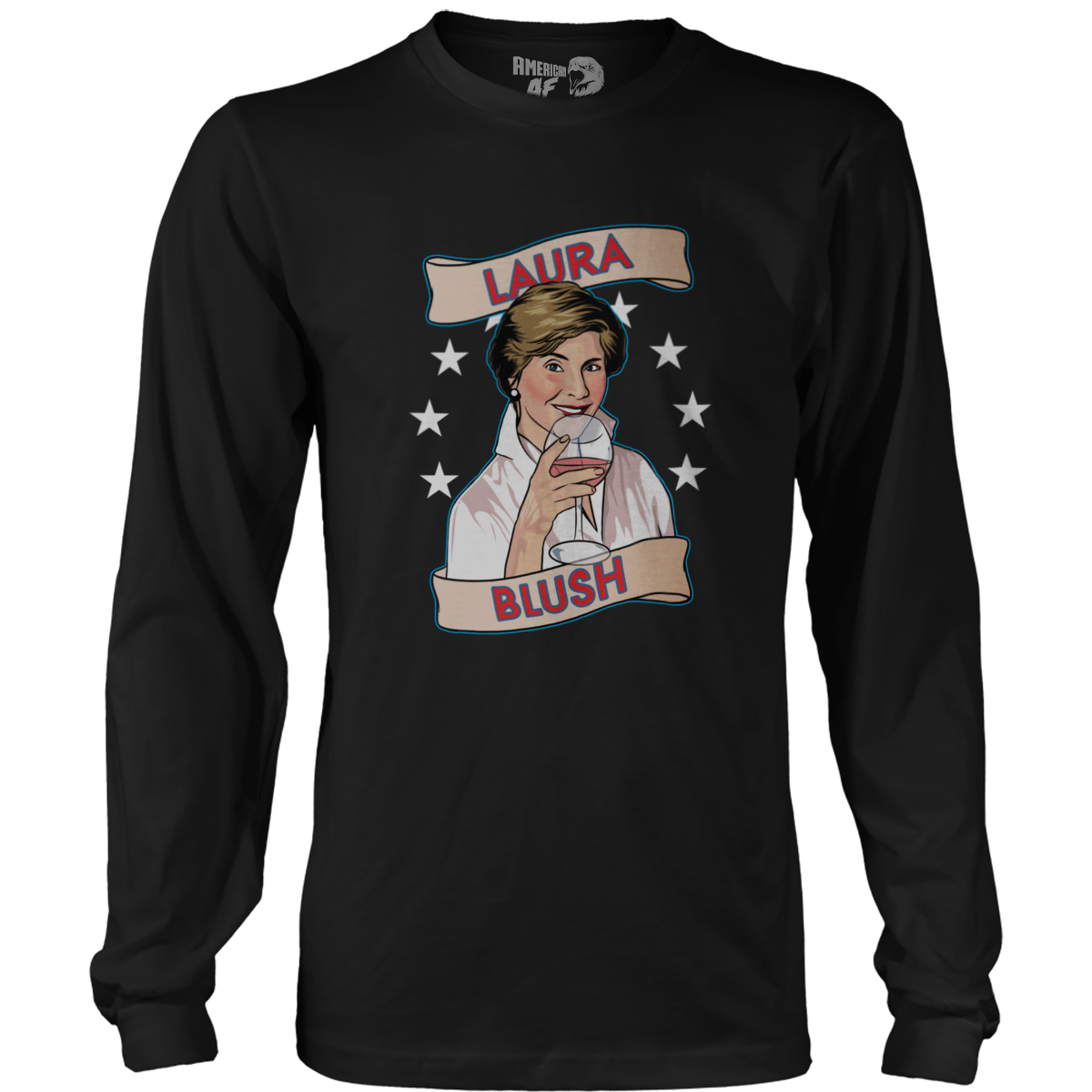 T-shirt Mens Long Sleeve / Black / S Laura Blush