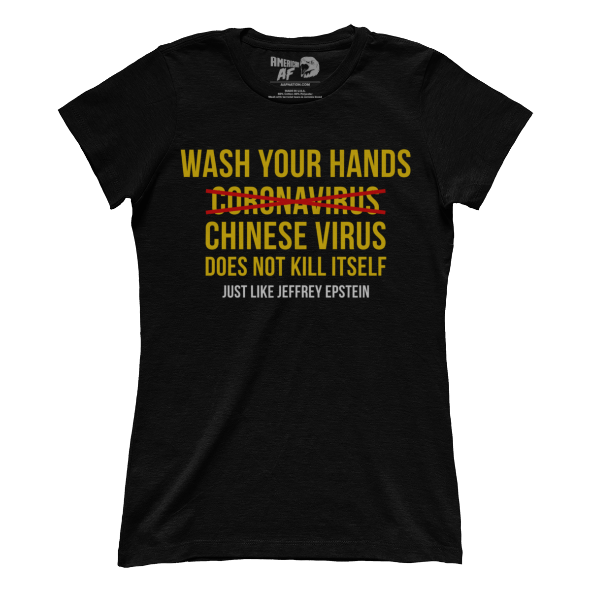 Wash Your Hands - Chinese Virus Epstein (Ladies)