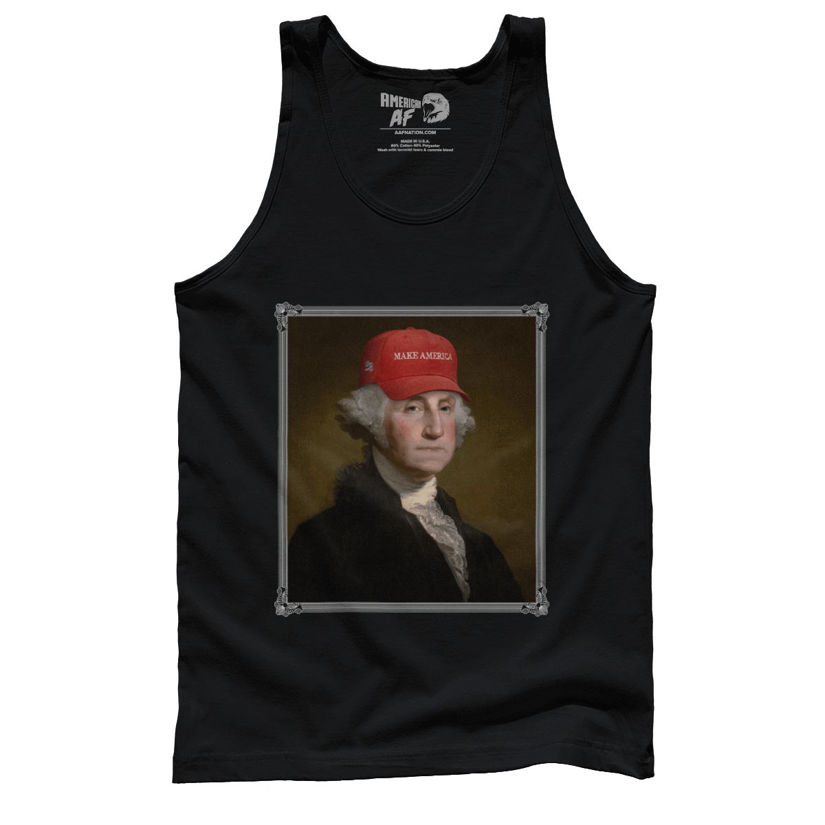 Apparel Premium Mens Tank / Black / XS George Washington - Make America V2