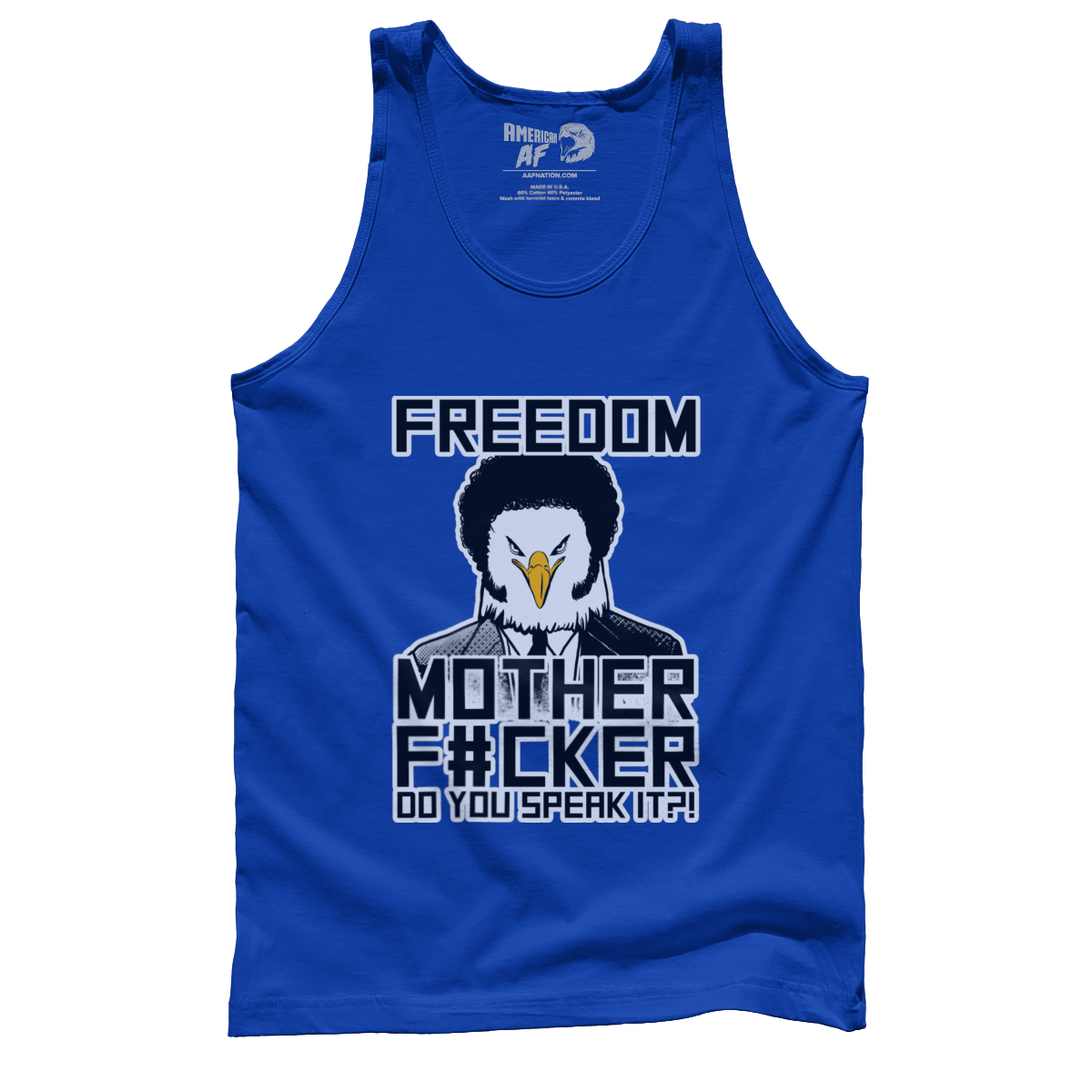 T-shirt Premium Mens Tank / True Royal / XS Freedom Mother F
