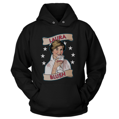 T-shirt Unisex Hoodie / Black / S Laura Blush