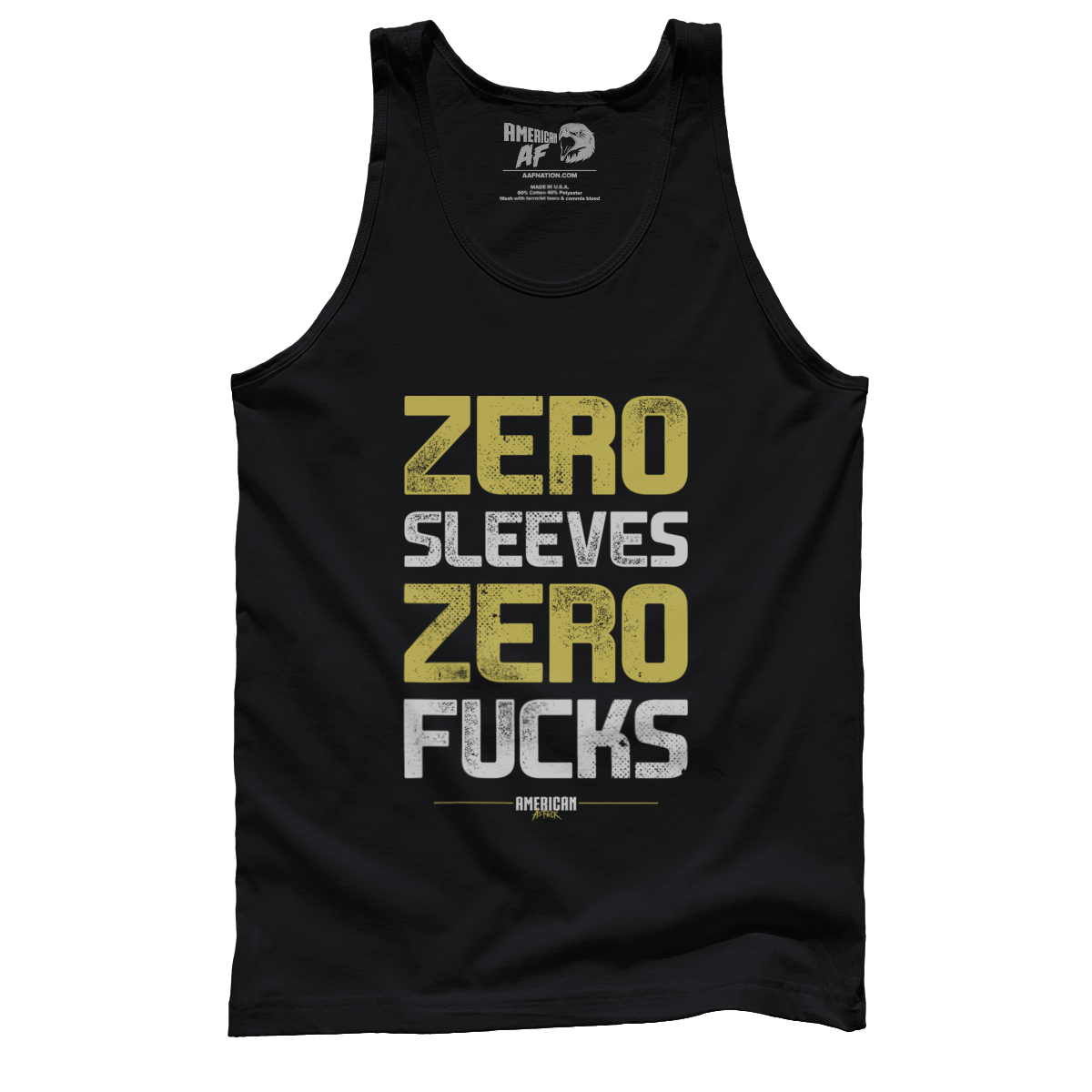 T-shirt Premium Mens Tank / Black / XS Zero Sleeves