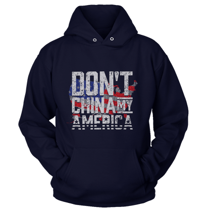 Apparel Unisex Hoodie / Navy / S Don't China America - February 2021 Club AAF Exclusive Design