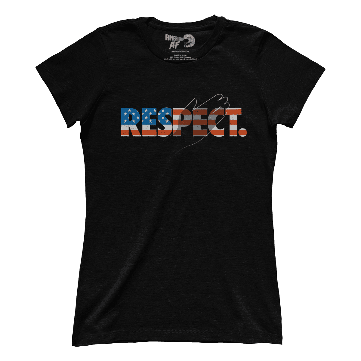 Apparel Premium Ladies Tee / Black / XS Respect (Ladies)