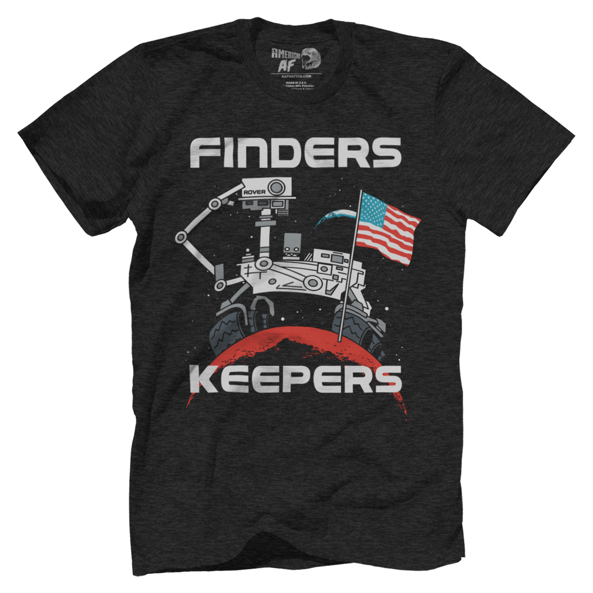 T-shirt Premium Mens Triblend Shirt / Vintage Black / S Finder's Keepers - MARS Rover