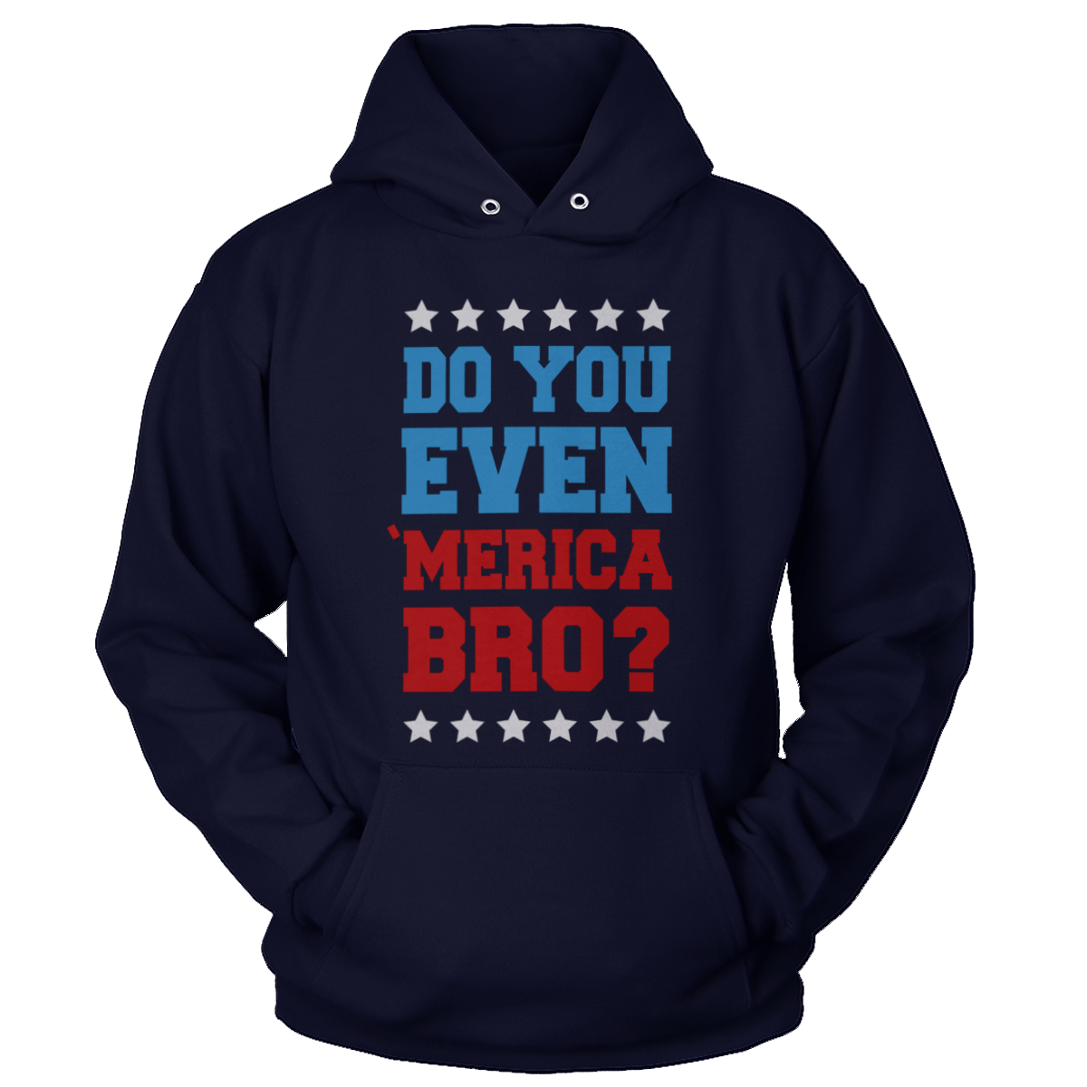 T-shirt Premium Soft Hoodie / True Navy / XS Do you even MERICA bro!? (Ladies)