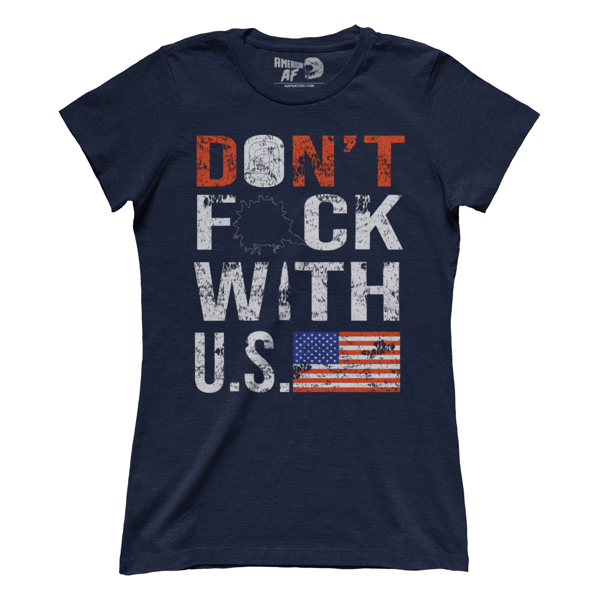 T-shirt Premium Ladies Tee / Midnight Navy / XS Don't F with U.S (Ladies)