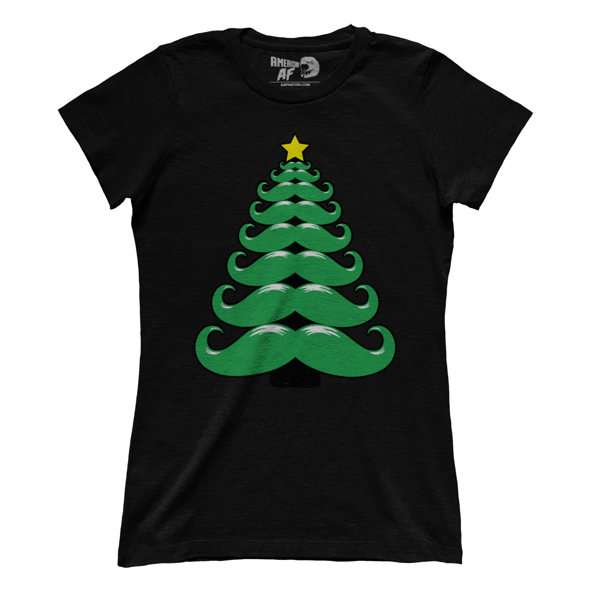 Mustache Christmas Tree (Ladies)