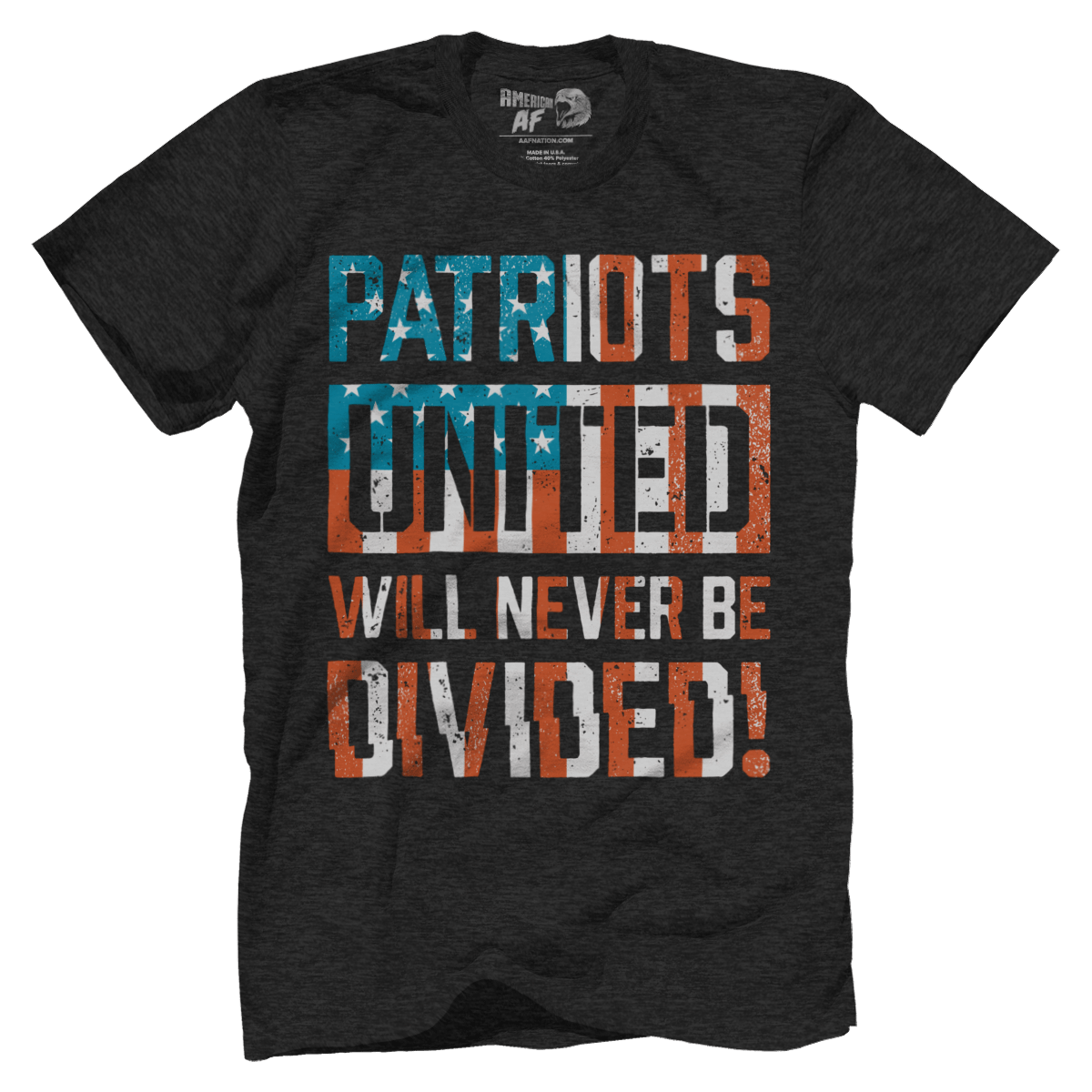 Apparel Premium Mens Triblend Shirt / Vintage Black / S Patriots United - September 2020 Club AAF Exclusive Design