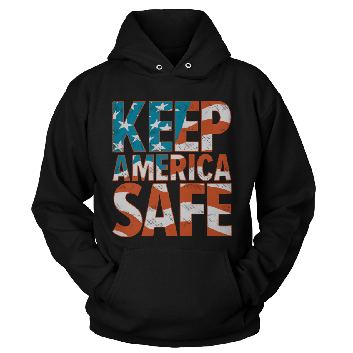 Apparel Premium Soft Hoodie / Black / XS Keep America Safe (Ladies) - April 2020 Club AAF Exclusive Design