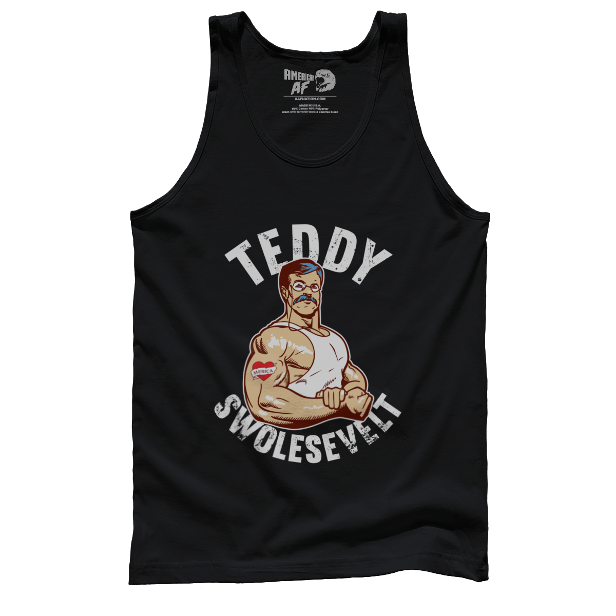 T-shirt Premium Mens Tank / Black / XS Teddy Swolesevelt