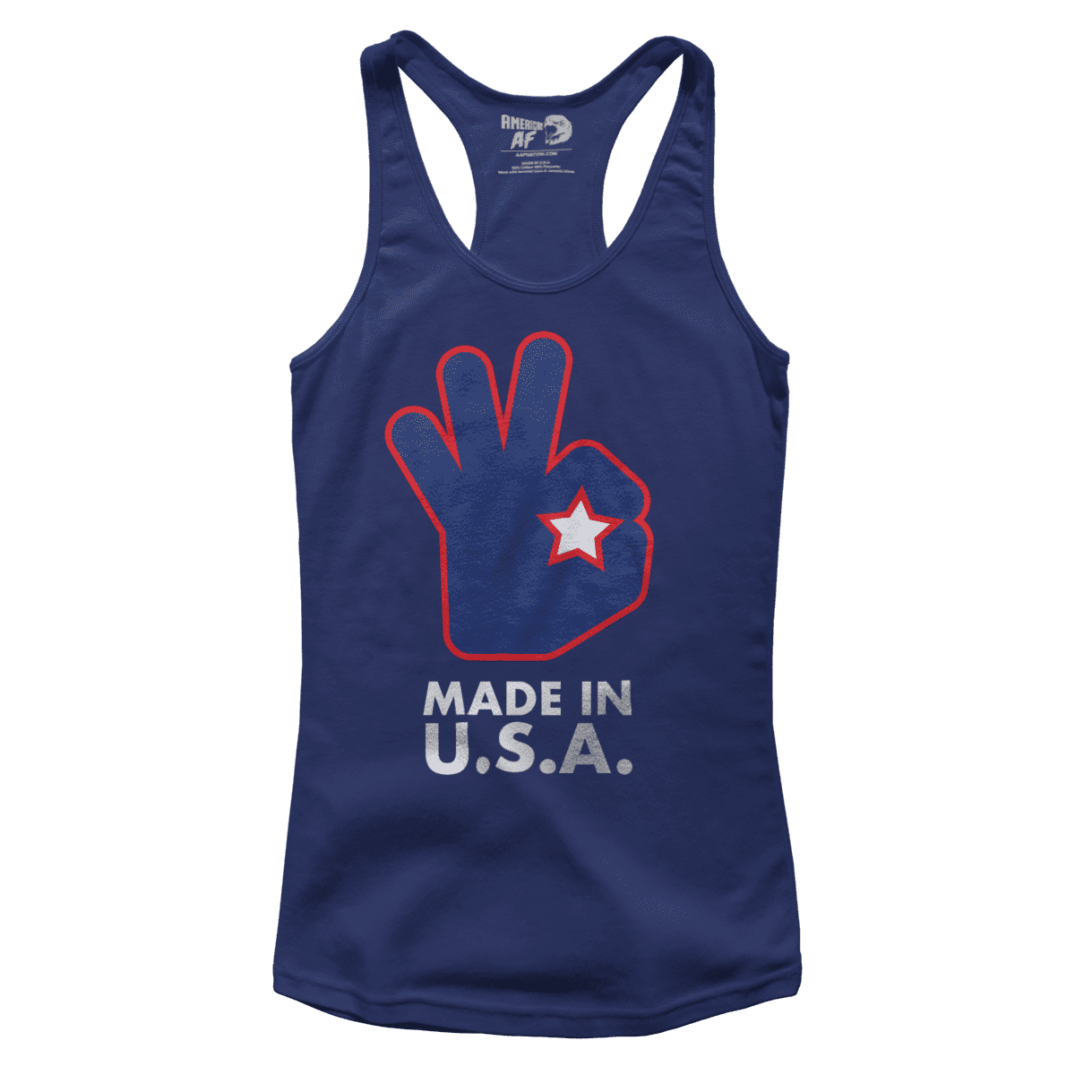 Apparel Premium Ladies Racerback Tank / Midnight Navy / XS Made in USA (Ladies)