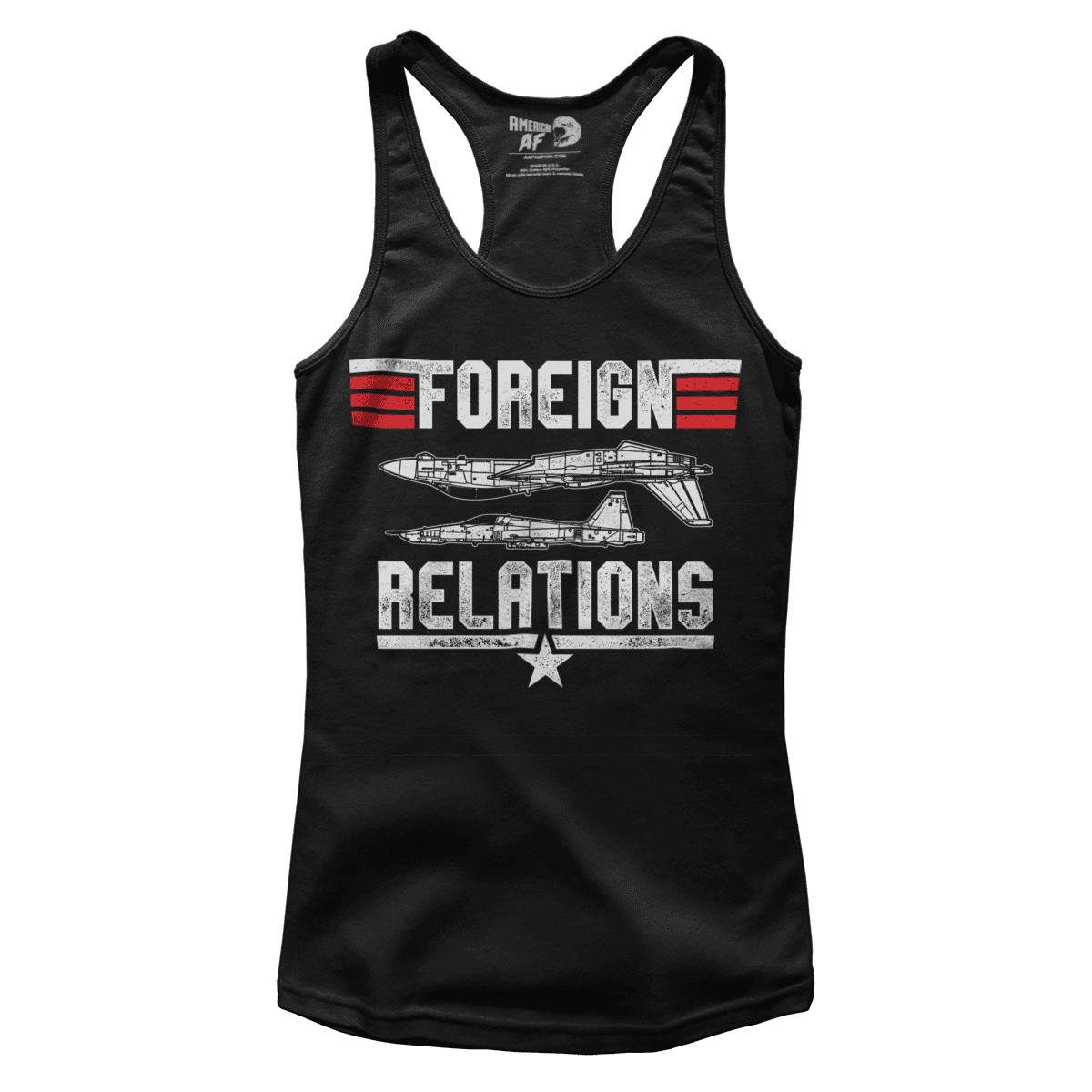 T-shirt Premium Ladies Racerback Tank / Black / XS Foreign Relations (Ladies)