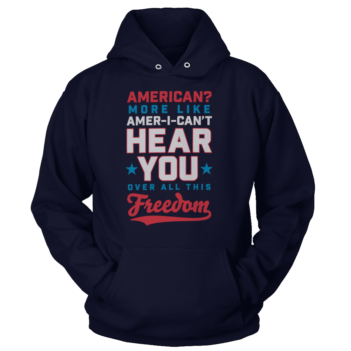 T-shirt Amer I Can't Hear You (Ladies)