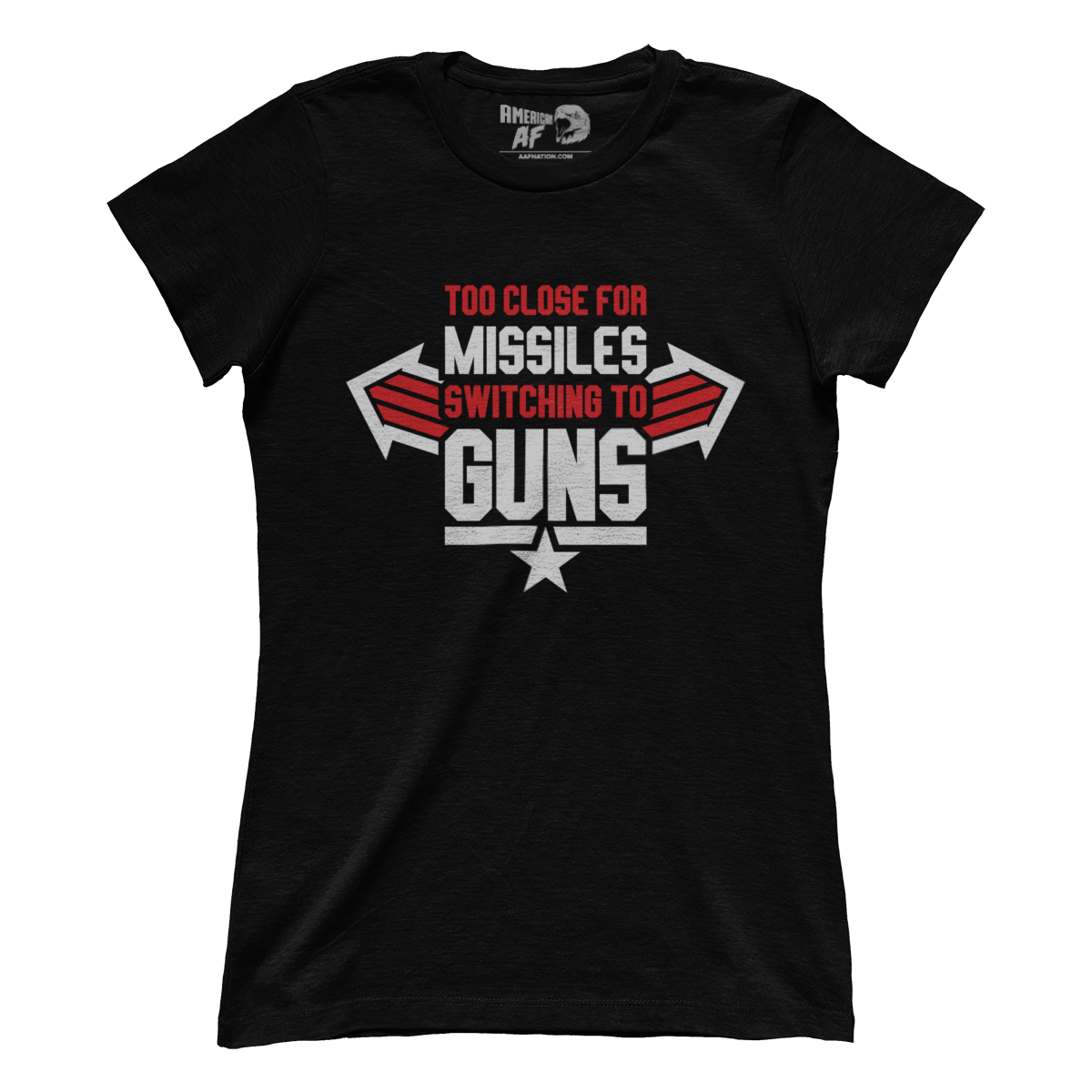 t-shirt Premium Ladies Tee / Black / XS Switching To Guns (Ladies)