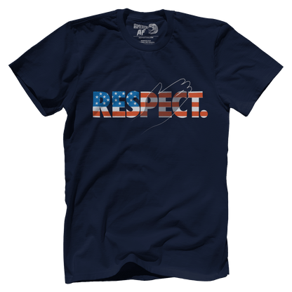 Apparel Premium Mens Shirt / Midnight Navy / XS Respect