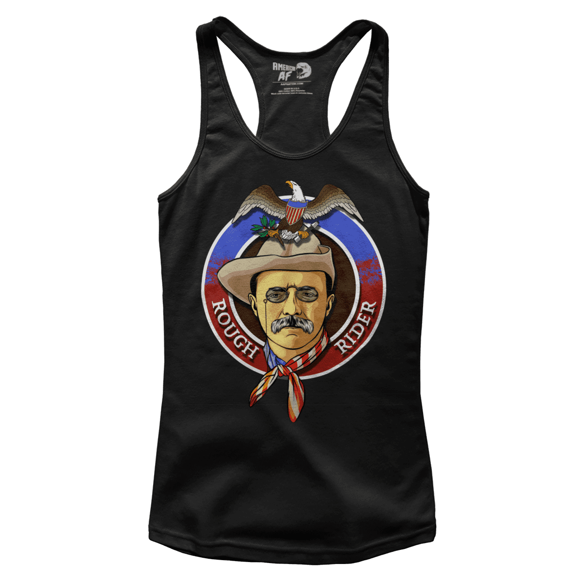 T-shirt Premium Ladies Racerback Tank / Black / XS Teddy Rough Rider (Ladies)