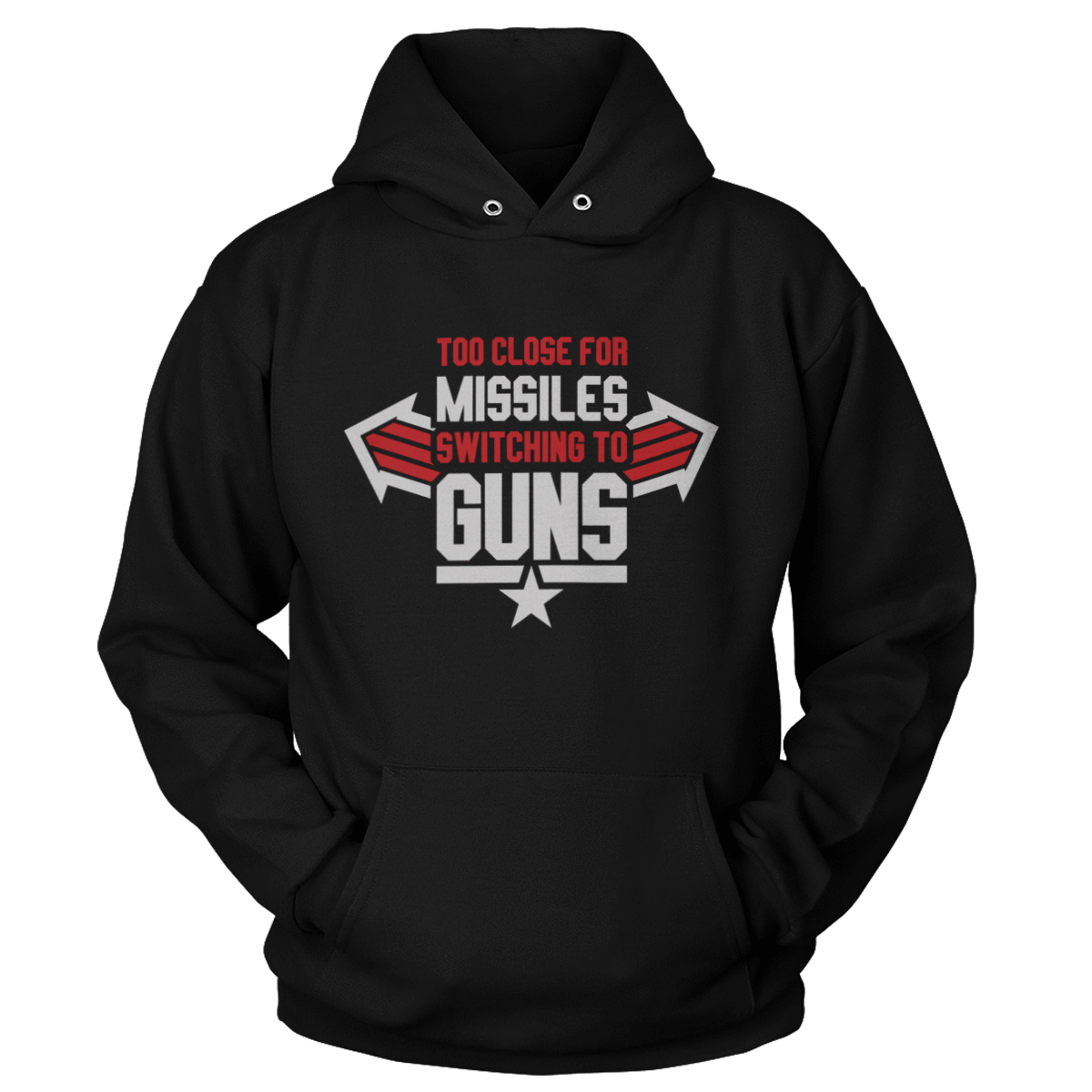 t-shirt Premium Soft Hoodie / Black / XS Switching To Guns (Ladies)