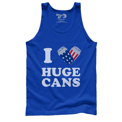 Apparel Premium Mens Tank / True Royal / XS I Love Huge Cans