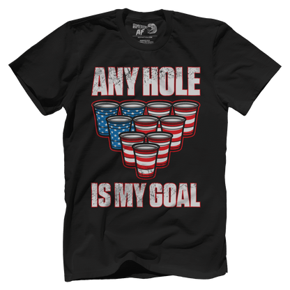 Apparel Premium Mens Shirt / Black / XS Any Hole is My Goal