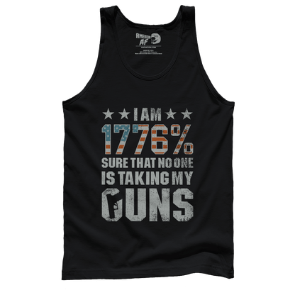 T-shirt Premium Mens Tank / Black / XS 1776 Percent Sure