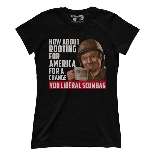 T-shirt Trump Rooting for America (Ladies)