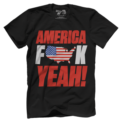 T-shirt Premium Mens Shirt / Black / S America F Yeah