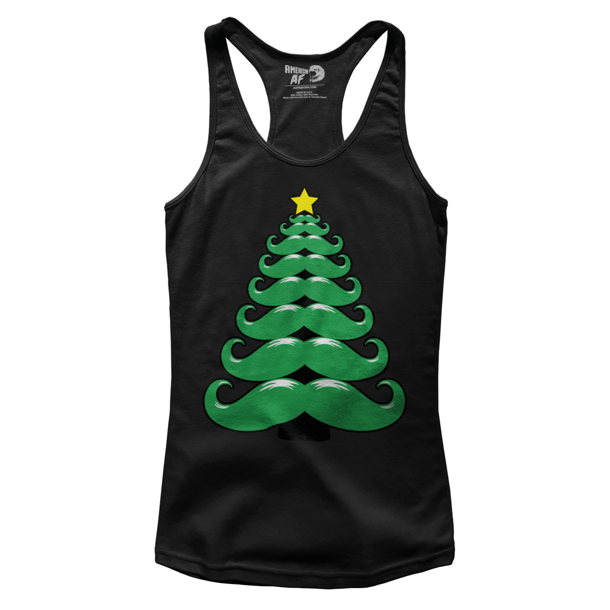 Mustache Christmas Tree (Ladies)