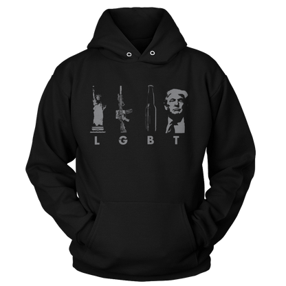 T-shirt Unisex Hoodie / Black / S LGBT(rump)