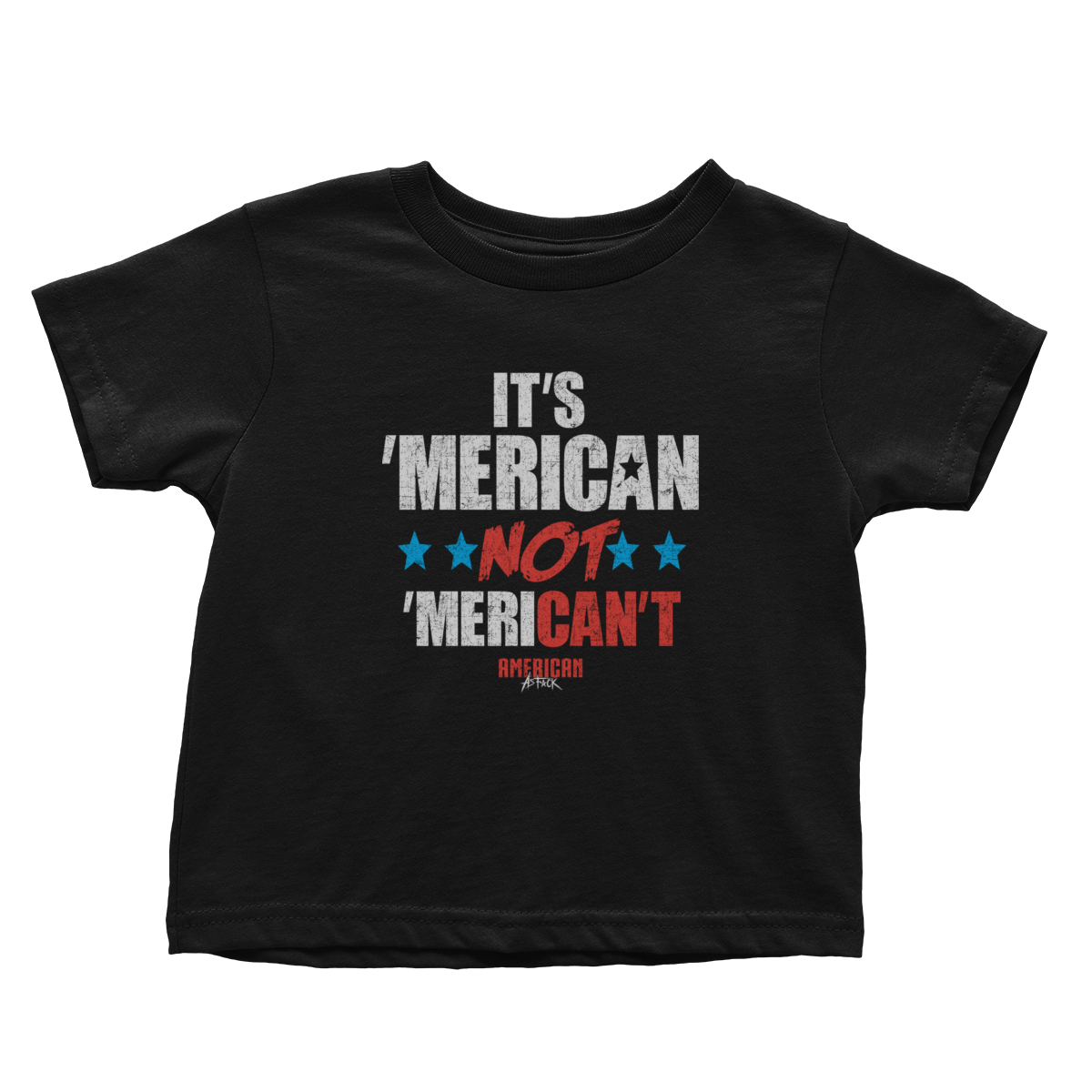 Apparel Premium Toddler Shirt / Black / 2T It's Merican Not Merican't - Toddlers