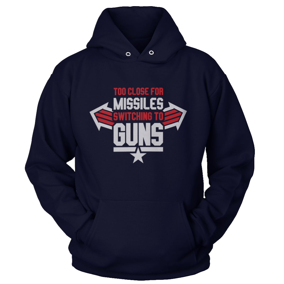 t-shirt Premium Soft Hoodie / True Navy / XS Switching To Guns (Ladies)