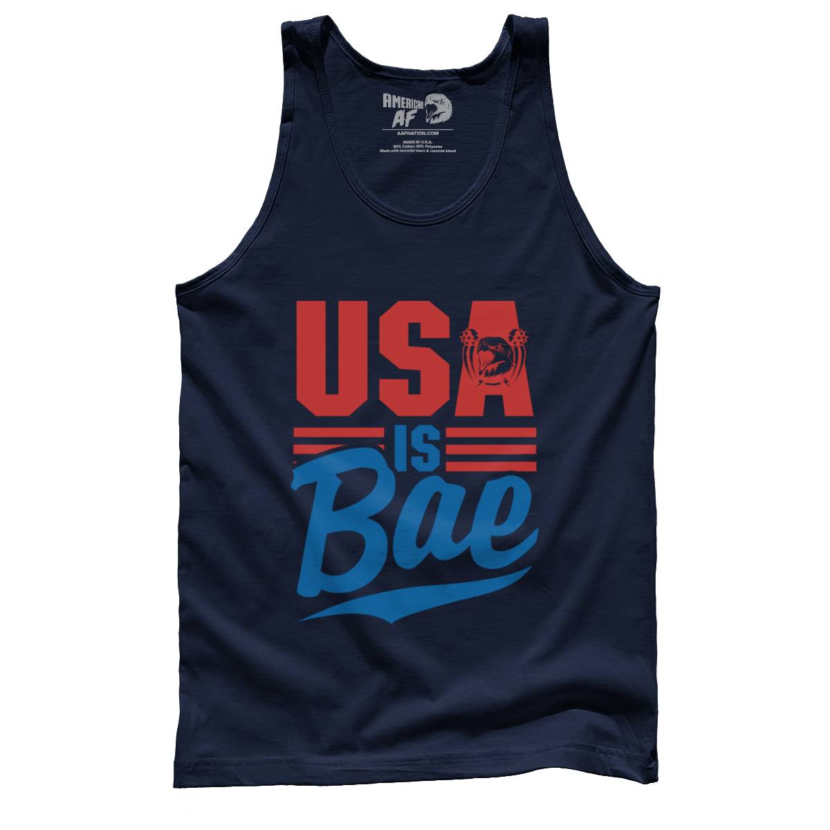 T-shirt Premium Mens Tank / Navy / XS USA is BAE!