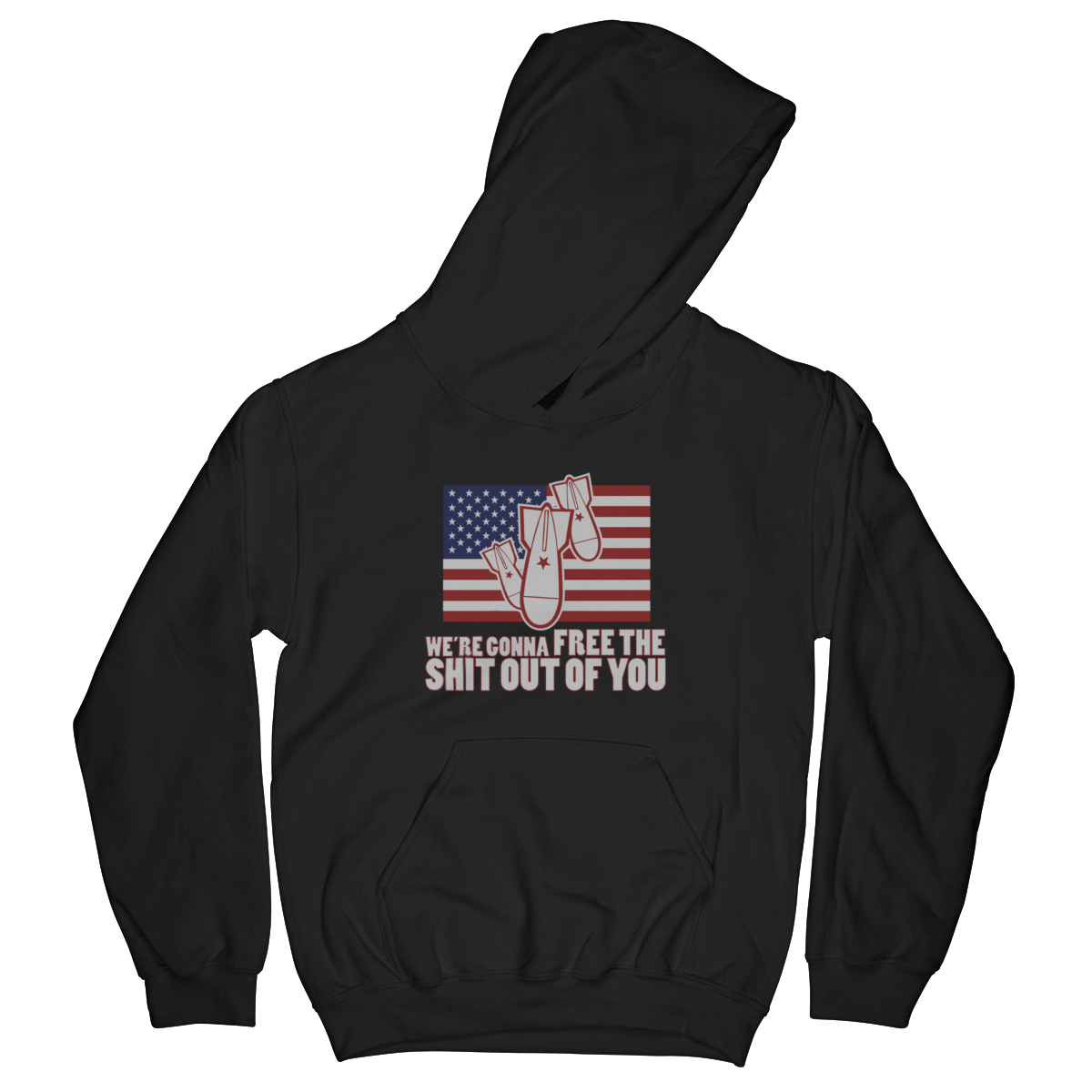Apparel Kids Hoodie / Black / YS We're Gonna Free the SH Out of You! - Kids