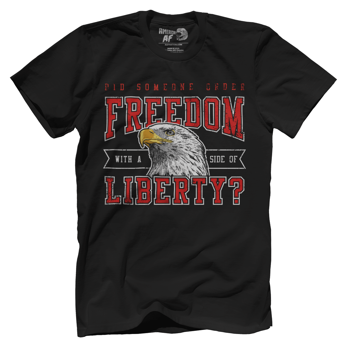 Apparel Premium Mens Shirt / Black / XS Side Of Liberty - May 2020 Club AAF Exclusive Design